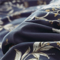 Microfibersize duvet cover set  king 3 pieces  navy blue bedding set floral